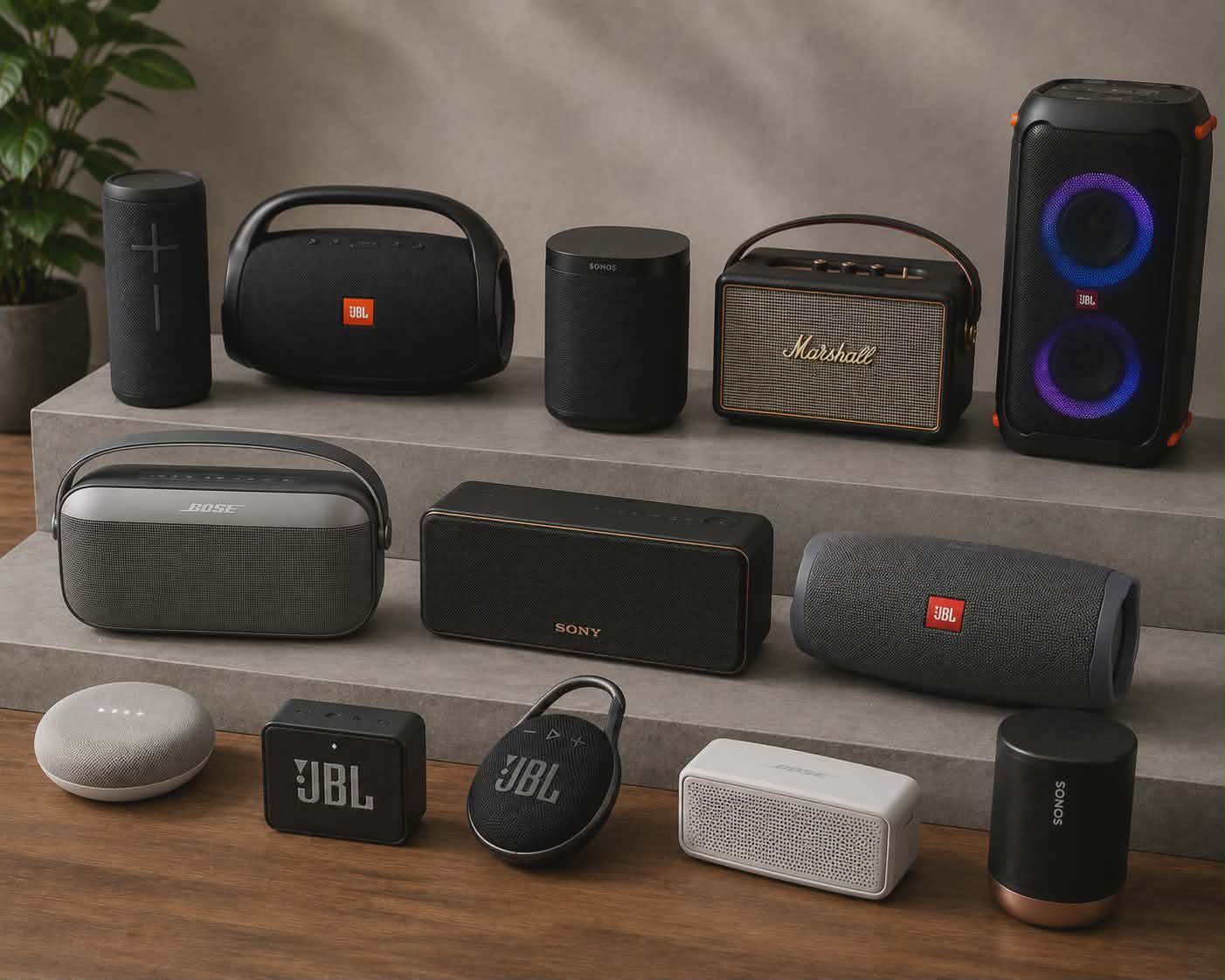 Speakers and mic