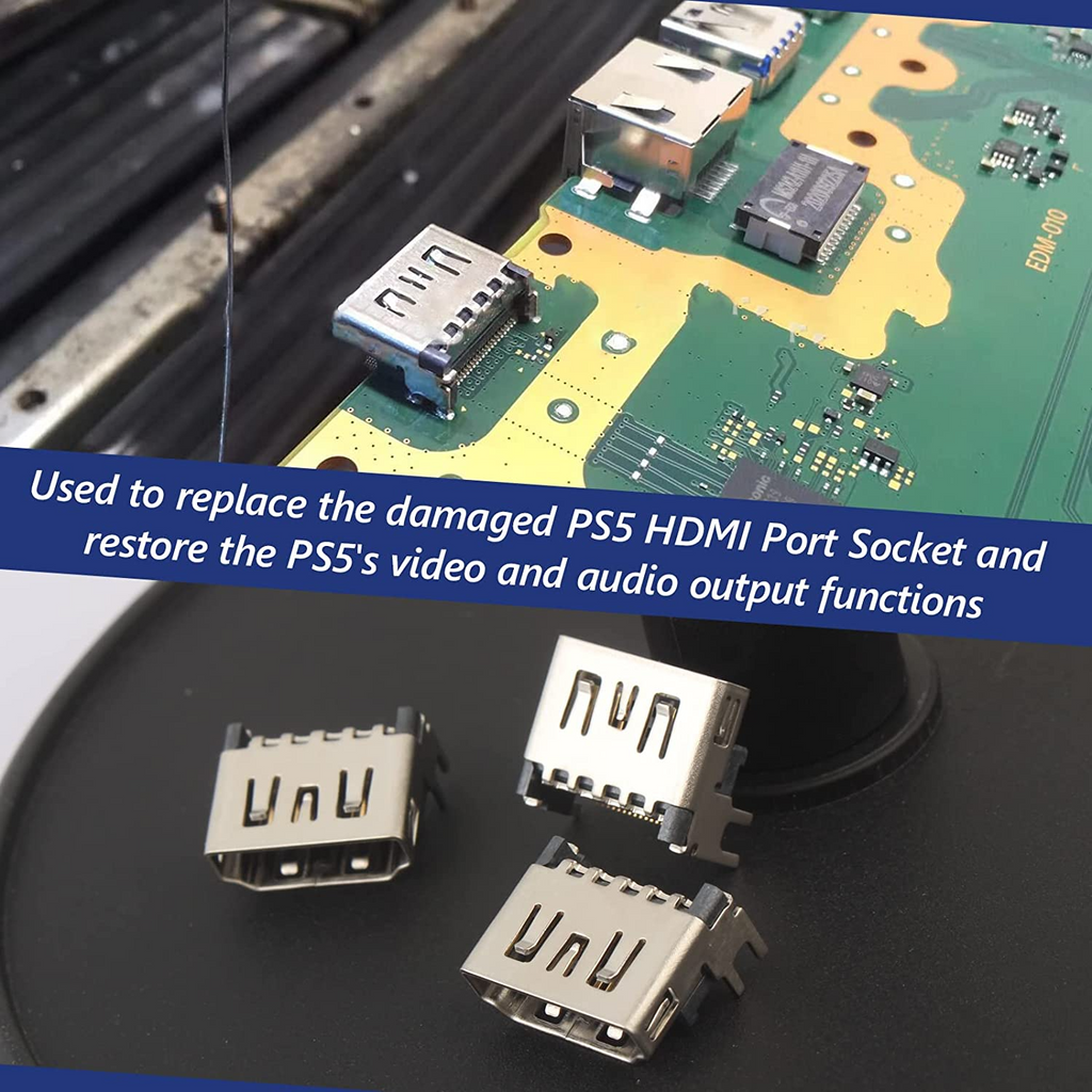 5 Pack OEM HDMI Port Connector Socket Replacement For Sony PlayStation