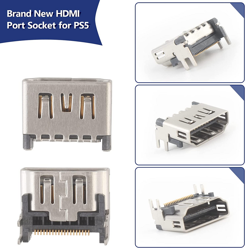 5 Pack OEM HDMI Port Connector Socket Replacement For Sony PlayStation
