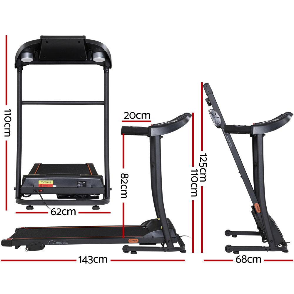 Everfit Treadmill Electric Home Gym Fitness Exercise Equipment Incline
